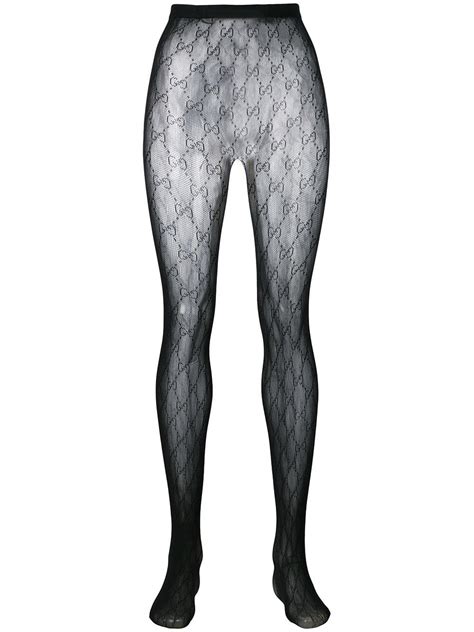 Gucci: Black GG Tights .